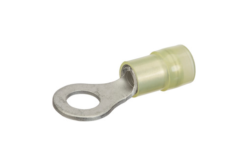 NSI Industries R12-14N Nylon Insulated Ring Terminal for 1/4 Stud and 12-10 AWG