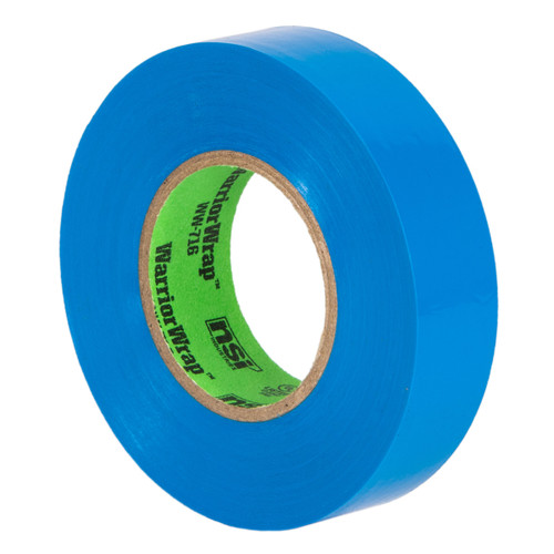 NSI Industries WW-716-BL WarriorWrap 7mil General Vinyl Electrical Tape-Blue