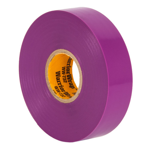 NSI Industries WW-732-VT WarriorWrap 7mil Premium Vinyl Electrical Tape- Violet