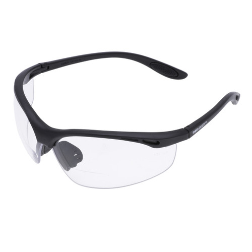 NSI Industries SG-200C15 Scratch-Proof Bifocal Safety Glasses, +1.5 Magnification, Clear