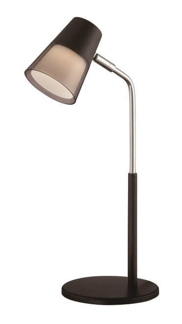 Satco 57-032 LED DESK LAMP - 3W 200 LUMEN LED Desk Lamp 3W 4000k 200 Lumen Black Finish (Discontinued)