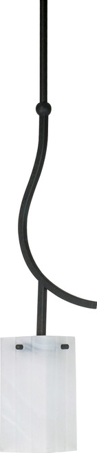 Nuvo 60-003 CUBICA 1 LT MINI PENDANT Cubica 1 Light 6-1/2 in. Mini Pendant with Hang-Straight Canopy (Discontinued)