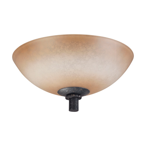 Nuvo 60-1444 MADISON 2 LT 13" FLUSH FIXTURE Madison 2 Light 13 in. Flush Dome with Toffee Crunch Glass (Discontinued)