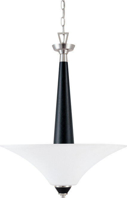 Nuvo 60-1748 KEEN 3 LT 20" PENDANT Keen 3 Light Pendant with Satin White Glass (Discontinued)