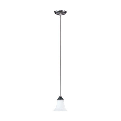 Nuvo 60-2463 KEEN ES MINI PENDANT Keen ES 1 Light Mini Pendant with Satin White Glass Lamp Included (Discontinued)