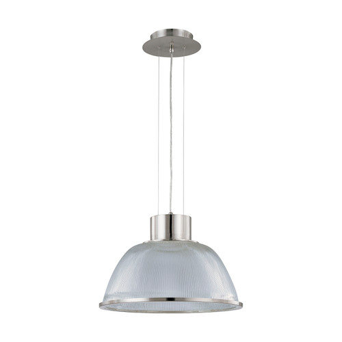 Nuvo 60-2925 GEAR 1 LT 20" LARGE PENDANT Gear 1 Light 20 in. Pendant with Clear Prismatic Glass (Discontinued)