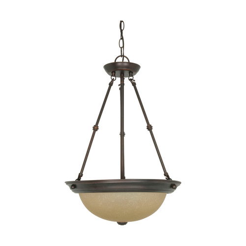 Nuvo 60-3112 3 LIGHT ES 15" PENDANT 3 Light 15 in. Pendant with Champagne Glass (3) 13W GU24 Lamps Included (Discontinued)