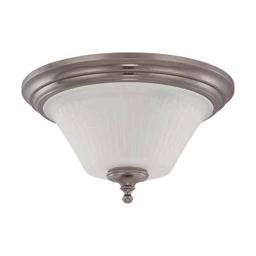 Nuvo 60-4022 TELLER 3 LIGHT FLUSH DOME Teller 3 Light Flush Dome Fixture with Frosted Etched Glass (Discontinued)