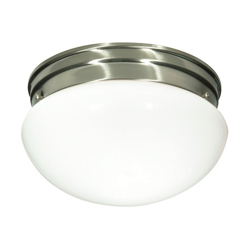 Nuvo 60-405 ES - 2 LT 13W 10" MUSHROOM 2 Light CFL 10 in. Medium White Mushroom (2) 13W GU24 Lamps Included (Discontinued)