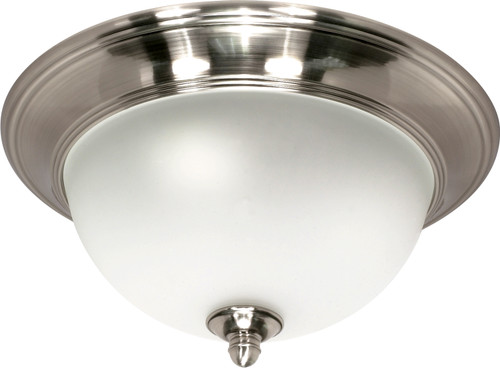 Nuvo 60-502 PALLADIUM-ES 2 LT 14" FLUSH Palladium 2 Light CFL 14 in. Flush Mount (2) 13W GU24 Lamps Included (Discontinued)