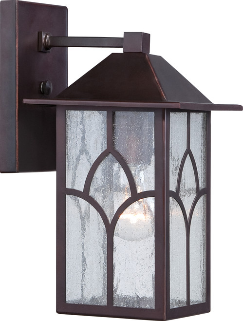 Nuvo 60-5641 STANTON 1 LT 6" OUTDOOR WALL Stanton 1 light 6 in. Outdoor Wall Fixture with Clear Seed Glass (Discontinued)