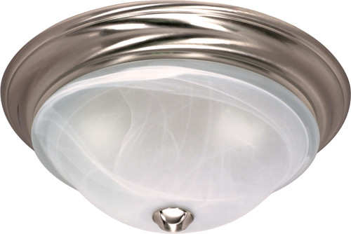 Nuvo 60-588 TRIUMPH 3 LT 15" FLUSH FIXTURE Triumph 3 Light 15 in. Flush Mount with Sculptured Glass Shades (Discontinued)