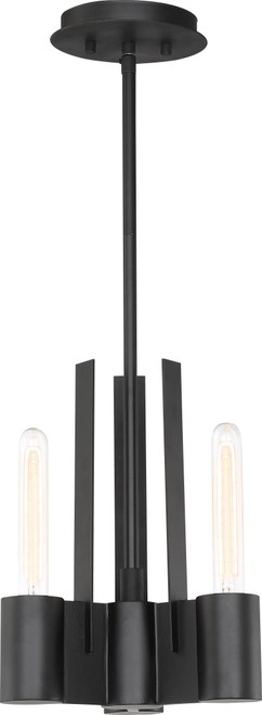 Nuvo 60-6492 RODIN 3 LIGHT PENDANT Rodin 3 Light Pendant Aged Bronze Finish (Discontinued)