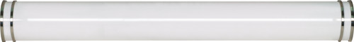 Nuvo 60-904R GLAMOUR 49" 2 LT LINEAR VANITY Glamour 2 Light 49 in. Vanity Fluorescent (2) F32T8 (Discontinued)