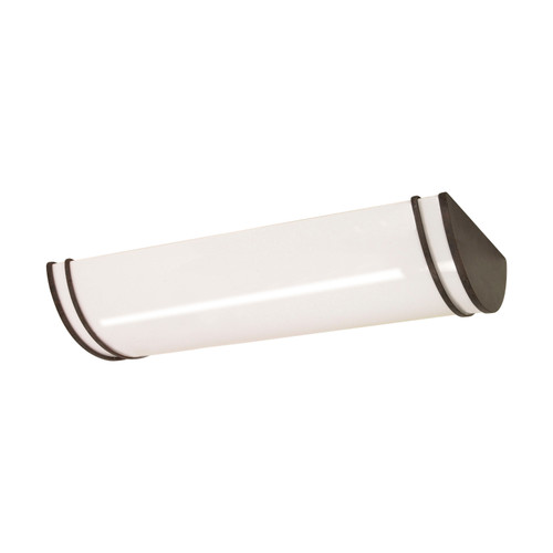 Nuvo 60-913 GLAMOUR OLD BRONZE LINEAR 2FT Glamour 3 Light 25 in. Ceiling Fluorescent (3) F17T8 (Discontinued)