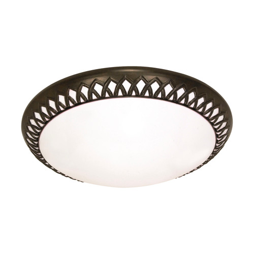 Nuvo 60-924 RUSTICA ES 2 LT 14" FLUSH Rustica 2 Light CFL 14 in. Flush Mount (2) 18W GU24 / Lamps Included (Discontinued)