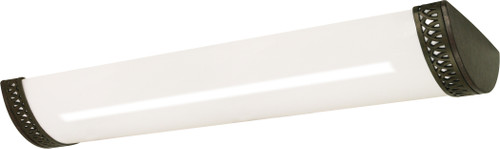 Nuvo 60-927 4FT RUSTICA LINEAR OLD BRONZE Rustica 3 Light 50 in. Ceiling Fluorescent (3) F32T8 (Discontinued)
