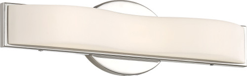 Nuvo 62-1091 SURF LED 16" VANITY Surf LED 16 in. Vanity Fixture Polished Nickel Finish (Discontinued)