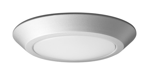 Nuvo 62-1262 7" LED DISC LIGHT - HIGH LUMEN 7 in. LED Flush Mount Fixture Disk Light Brushed Nickel Finish 3000K (Discontinued)