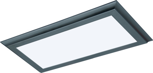 Nuvo 62-1282 22W/LED/1X2/FLUSH/4K/BZ 22W 12 in. x 24 in. Surface Mount LED Fixture 4000K Bronze Finish 120/277V (Discontinued)