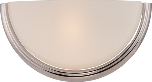 Nuvo 62-401 DYLAN 1 LT LED WALL SCONCE Dylan 1 Light Wall Sconce with Etched Opal Glass LED Omni Included (Discontinued)