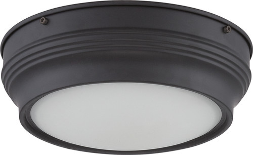 Nuvo 62-532 LARK LED FLUSH Lark LED Flush Fixture with Satin White Glass (Discontinued)