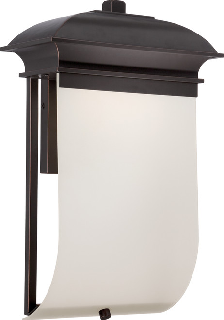 Nuvo 62-624 FOSTER LED OUTDOOR WALL Foster LED Outdoor Wall with Sand Frosted Glass (Discontinued)