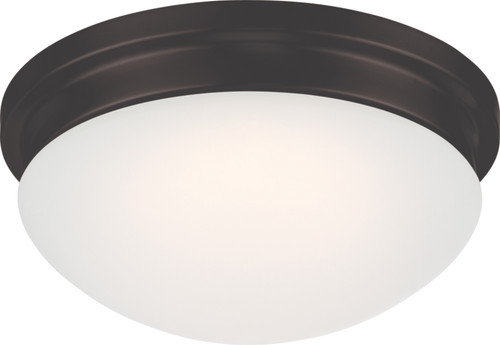 Nuvo 62-706 SPECTOR LED FLUSH Spector LED Flush Fixture with Frosted Glass (Discontinued)