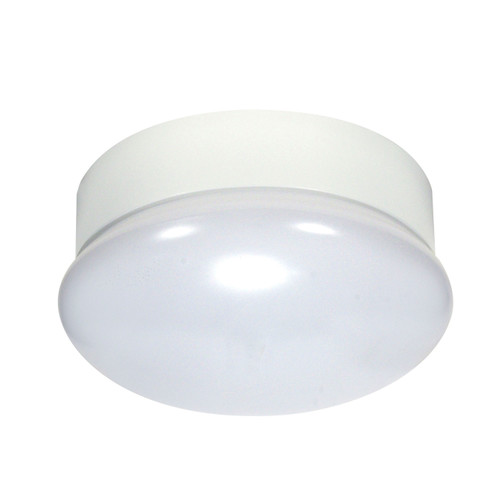 Nuvo 62-963 13W/LED/7"UTILITY/40K/WH/E26 LED Flush mount light 13.5W 7 in. Diameter Integrated medium base 4000K 120V (Discontinued)