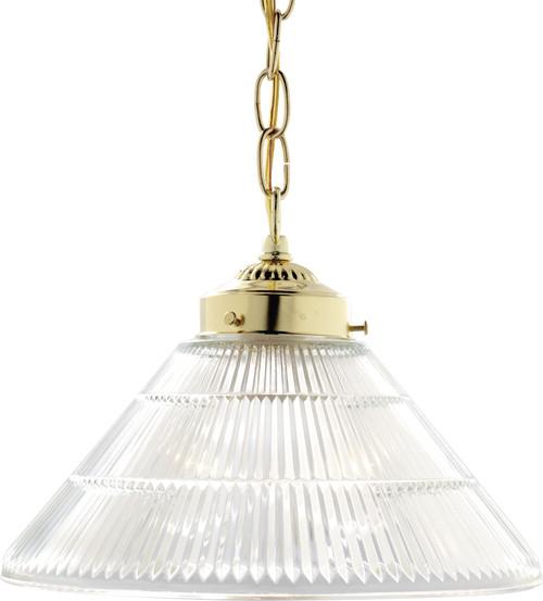 Nuvo SF76-254 1 LIGHT 10" PENDANT 1 Light - 10" - Pendant - Prismatic Cone Shade (Discontinued)