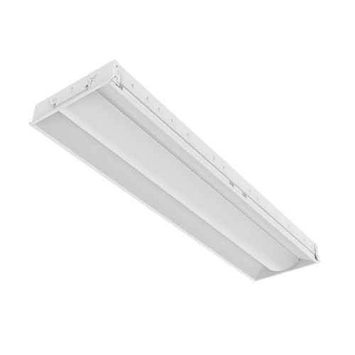 Day-Brite 1FGXG30L840-4-RS-UNV-DIM 1x4, 3000 Nominal Delivered Lumens, 80 CRI, 4000K, Round Diffuse