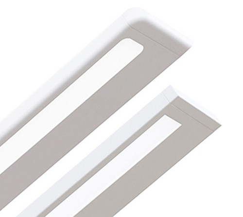Ledalite 24x8LDGAJ04 FloatPlane wall, Acrylic Diffuser + 100% Down kit, 2200lm/4ft, 80 CRI, 2700K - 90.2 lm/W