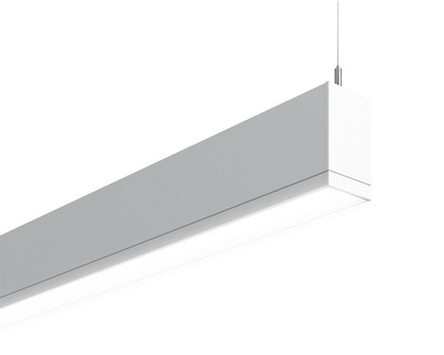 Ledalite 29x1L95040QN TruGroove suspended, Direct Sym MesoOptics Lens 4000lm/4ft, CRI 90, 5000K - 98.8 lm/W