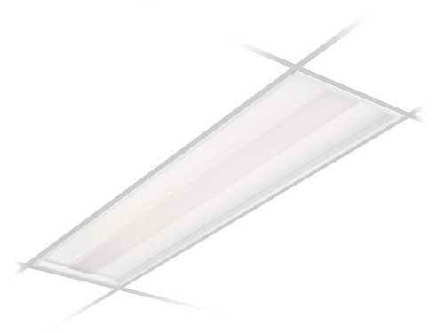 Ledalite 4114xxxxL8BE VersaForm recessed, 1'x4', 3000lm, 80 CRI, 3500K - 102.1 lm/W