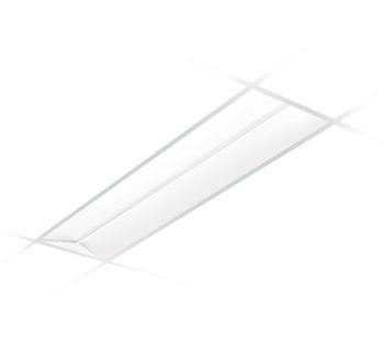 Ledalite 4214xxSTL94040A1DE SilkSpace definition recessed, 1'x4', 4000lm/4ft, CRI 90, 4000K - 120.9 lm/W