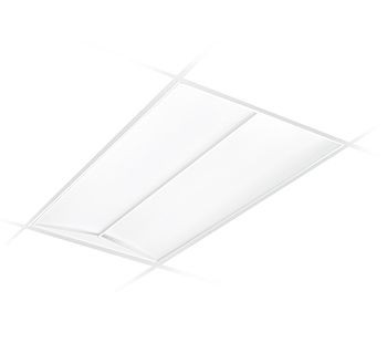 Ledalite 4224xxSTL92775A1DE SilkSpace definition recessed, 2'x4', 7500lm/4ft, CRI 90, 2700K - 123.8 lm/W