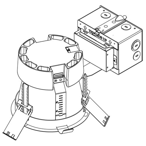 Lightolier 6RR Calculite 6" Non-IC Remodeler