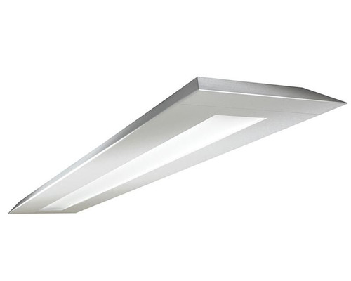 Ledalite 7606LBEQG Verge suspended, MesoOptics Lens + 80% Down Kit, 3400lm/4ft, 80 CRI, 3500K - 94.8 lm/W