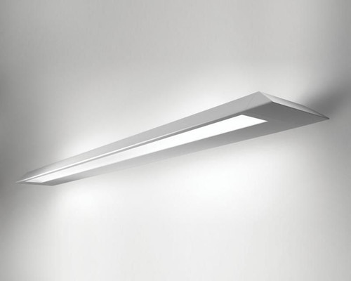 Ledalite 7608LACQN Verge wall, MesoOptics Lens, 4400lm/4ft, 80 CRI, 4000K - 97.4 lm/W