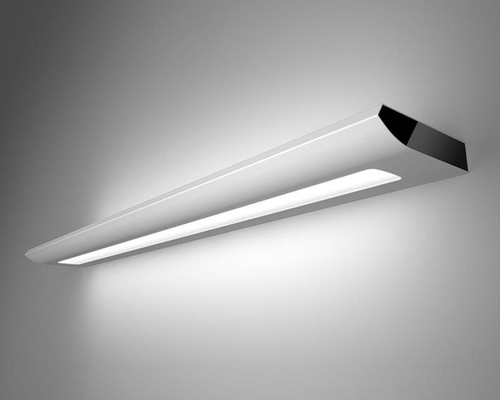 Ledalite 7808LCGQN BoldPlay wall, MesoOptics Lens, 3600lm/4ft, 80 CRI, 3000K - 102.5 lm/W