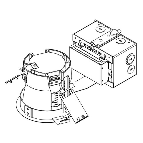 Lightolier C6L20830NZ10U Calculite 7 inch Remodeler kit