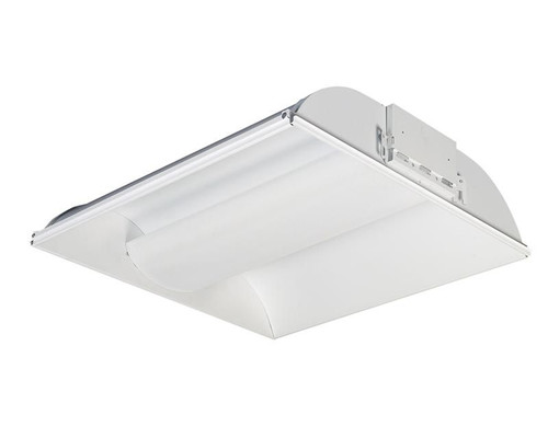 Day-Brite CFS2GHP324UNVPG High Performance Recessed Fluorescent Direct/Indirect Ð 2' x 2' with Perforated Basket, Static with 3 T5HO 24 watt lamps