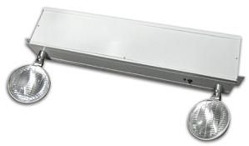 Chloride CUR12L50B Chicago Approved, Recessed Lay-In Emergency Unit, 12V, 50W, Lead Acid, 2- 12W Halogen Lamps, Black Housing