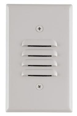 Chloride MSLL Mini Step Light, White LEDs, Universal Louver, 120VAC