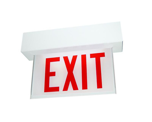Chloride SGLOLEDWW Chicago approved Edge-Glo Exit LED, Surface HousingNicad Battery, White LED, SGLO LED Series