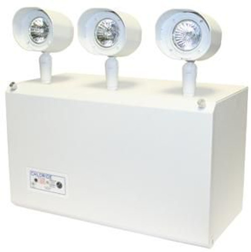 Chloride TMF300NY TMF SeriesDie-formed Steel Emergency Unit, Lead Calcium 12V 300W, 12W Tungsten Lamps