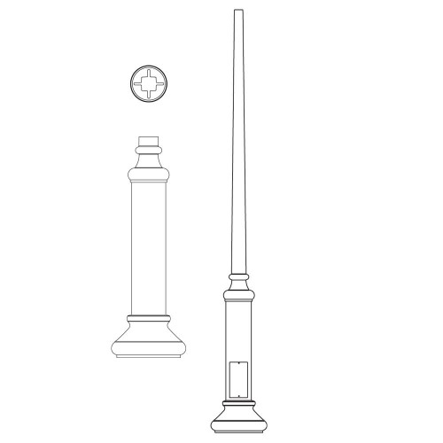 Hadco LP_CF_UPB288_EU P4100 Series Poles (P4120, P4130, P4131)