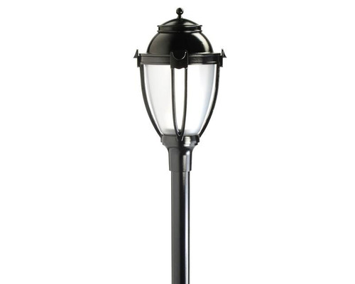 Lumec L80-100HPS-PCCS-SE5 Contemporary Lantern, 100 HPS, Hydro-formed cut-off reflector system set in faceted arc-image duplicating patterns, Symmetrical
