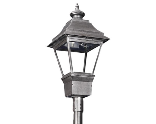 Hadco 7632 Type V Grande Essex, 150W Clear HPS Lamp, Type V Prismatic Panels, Post Top Mount