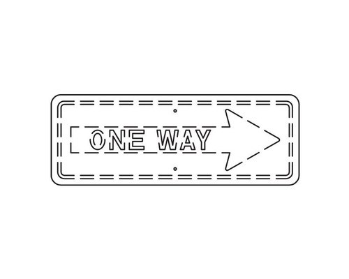 Hadco 216FBT Flat Sign Backs (216FBT)